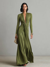 Ariana - Vestido maxi glamoroso