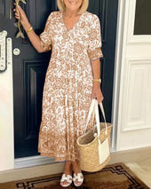 Mara – Vestido fluido leve com efeito lisonjeiro