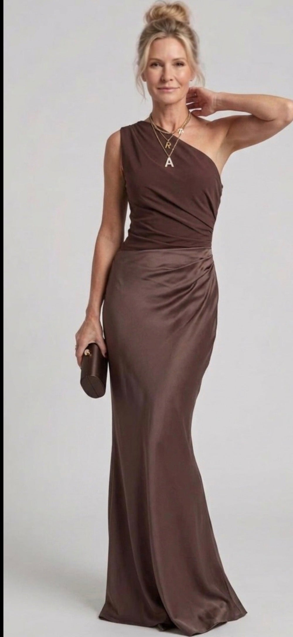 Helena | Vestido Comprido de Um Ombro