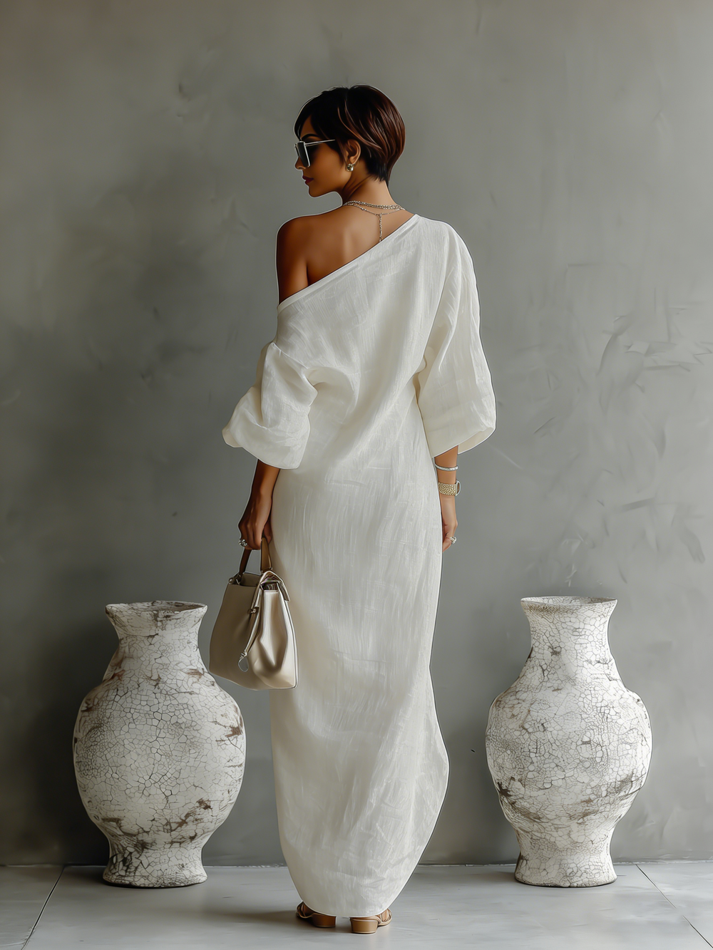 Andreia - Vestido elegante e fluido