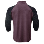 Camisa de algodão com gola subida