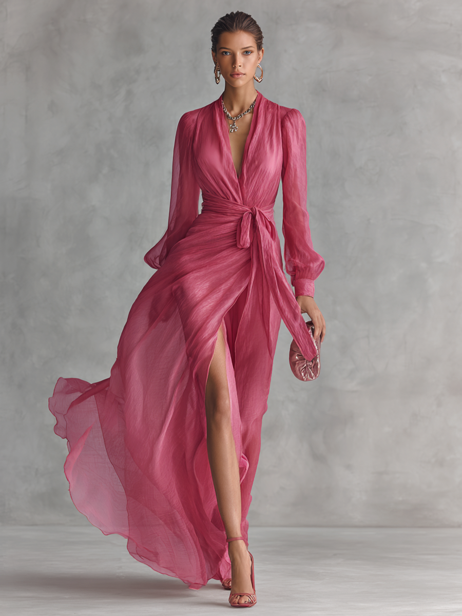 Leonor - Vestido longo elegante