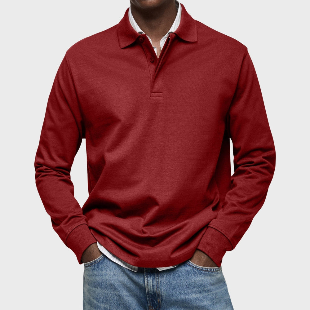 Eduardo - Polo de Luxo de Mangas Compridas