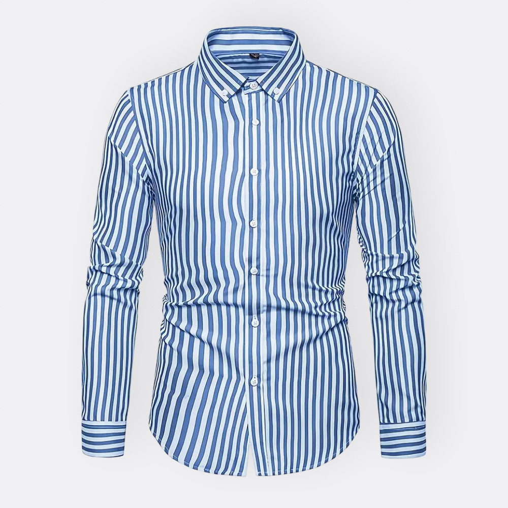 Artur - Camisa Clássica às Riscas
