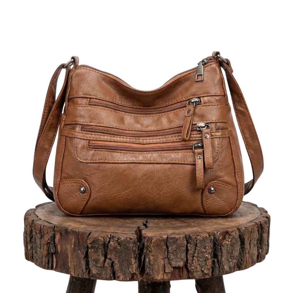 Rosalia’s Multi-Zip Carry | Shoulder Bag