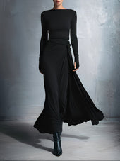 Mariana | Vestido Maxi com Laço Lateral