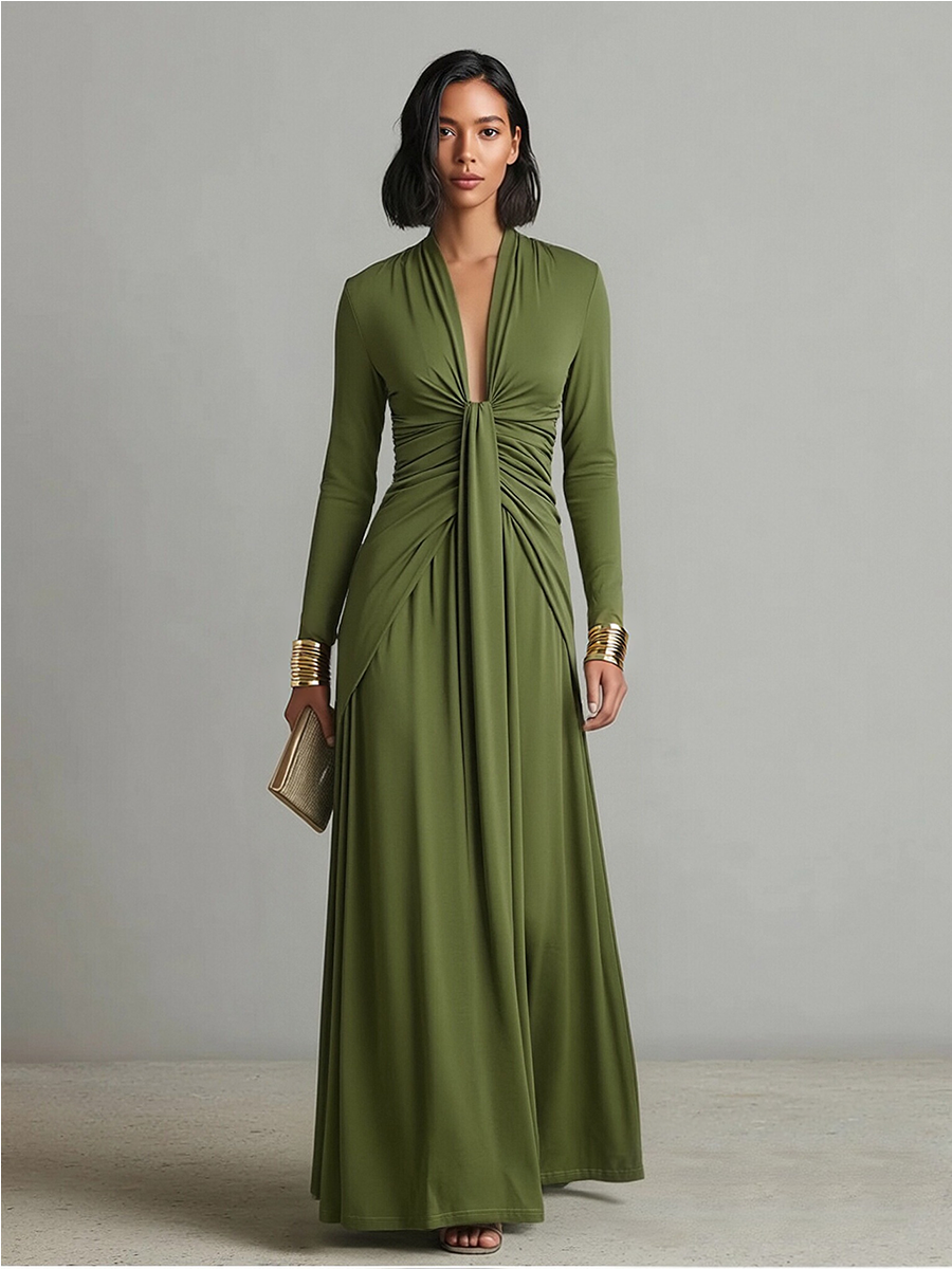 Ariana - Vestido maxi glamoroso