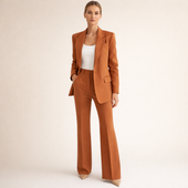 Vanessa - Conjunto elegante com calças largas