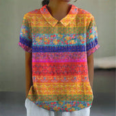 Marta - Camisa Listrada Floral