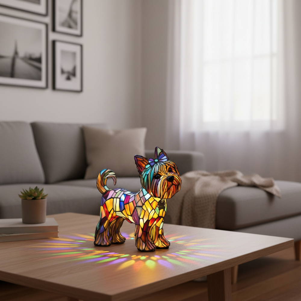 Rainha de Cristal | Figura Luminosa Decorativa