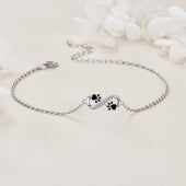 Raquel | Pulseira Infinito com Patinhas
