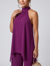 Marlene | Conjunto de Duas Peças Fluido com Decote Halter