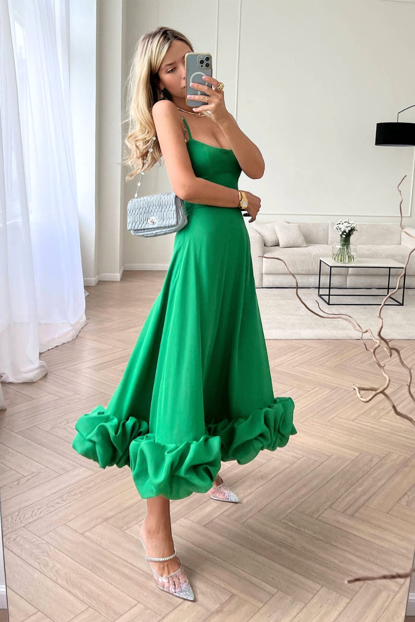 Cecília | Vestido Comprido Fluido Elegante