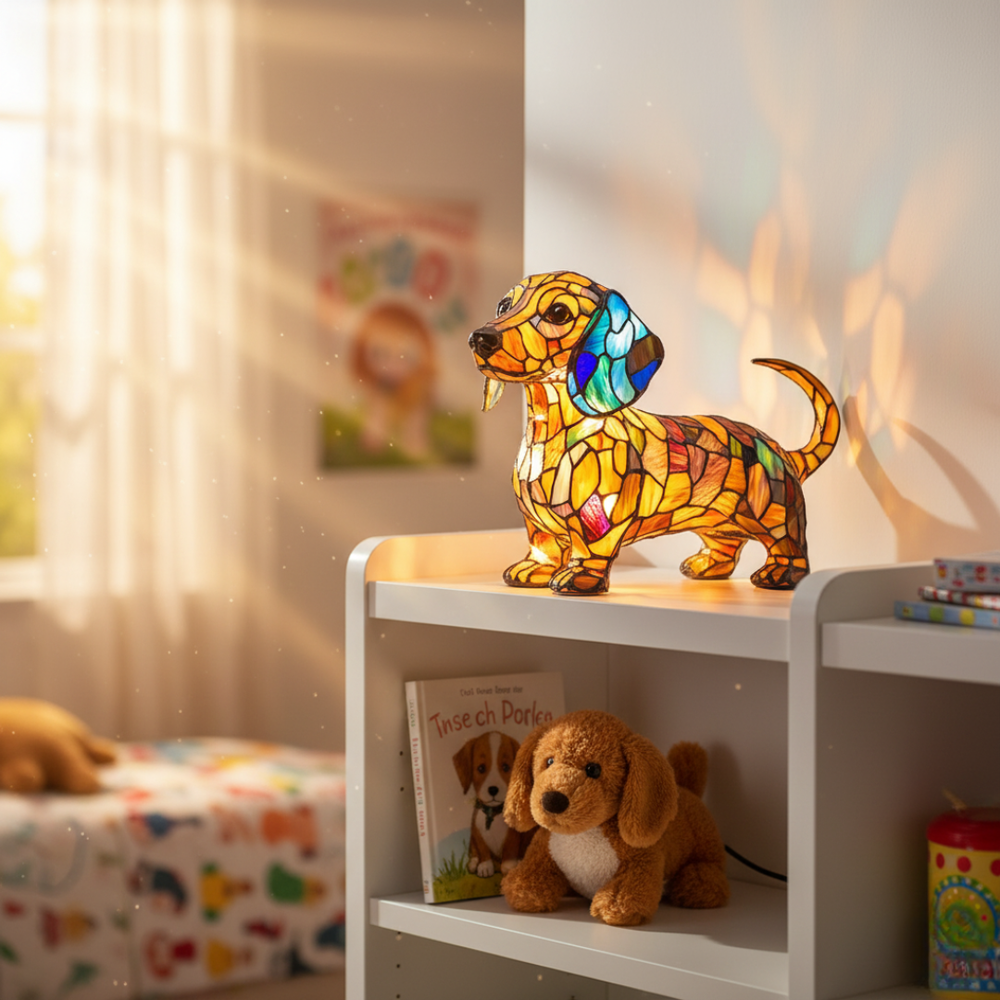 Teckel Radiante | Figura Luminosa Decorativa
