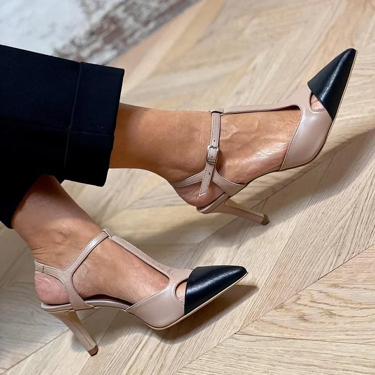 Evrardine - Sapatos bicolor