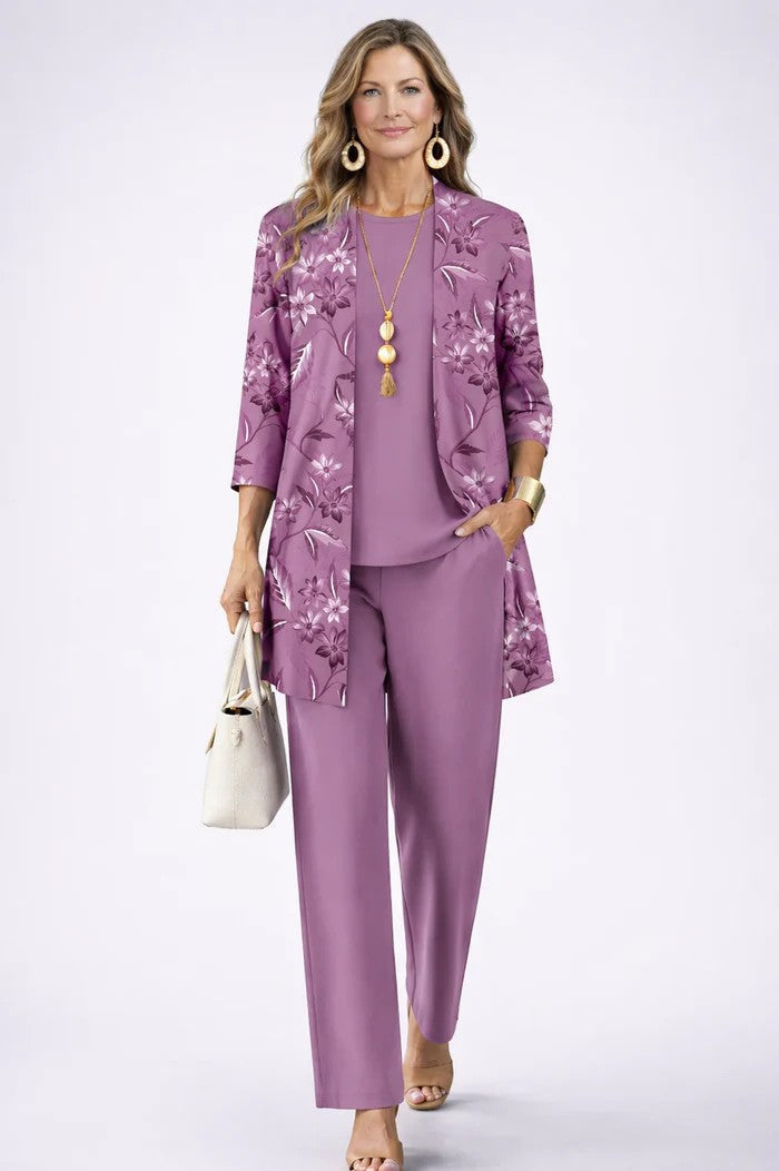 Margarida | Conjunto Elegante de Três Peças