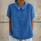 Mara - Camisa Geométrica Listrada