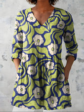 STEPHANIE | Dolga bluza z V-izrezom