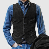 Vasco | Blazer vintage de bombazina com colete