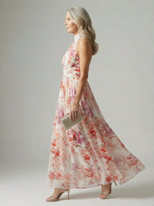 Cassandra | Vestido Comprido Floral Gracioso
