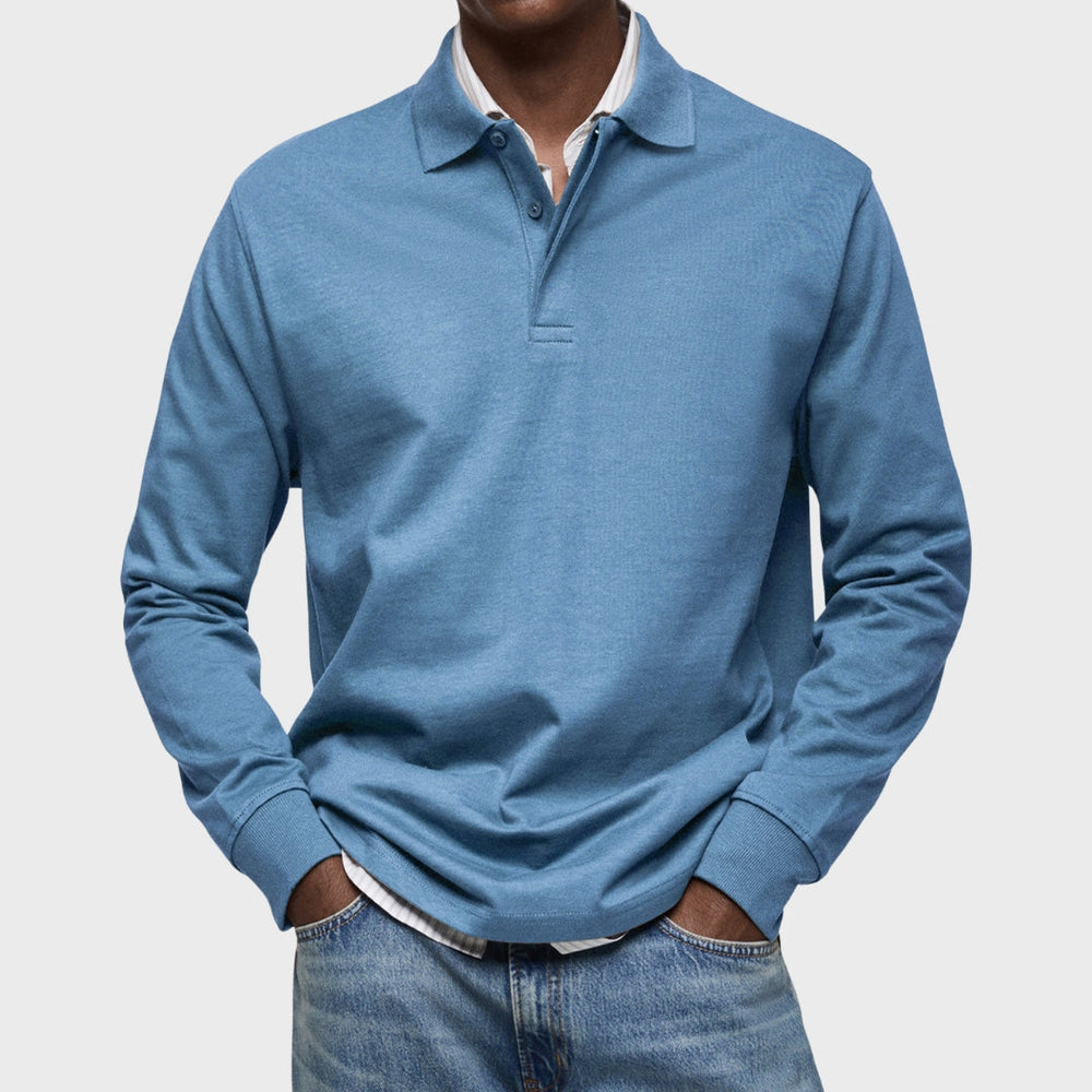 Eduardo - Polo de Luxo de Mangas Compridas