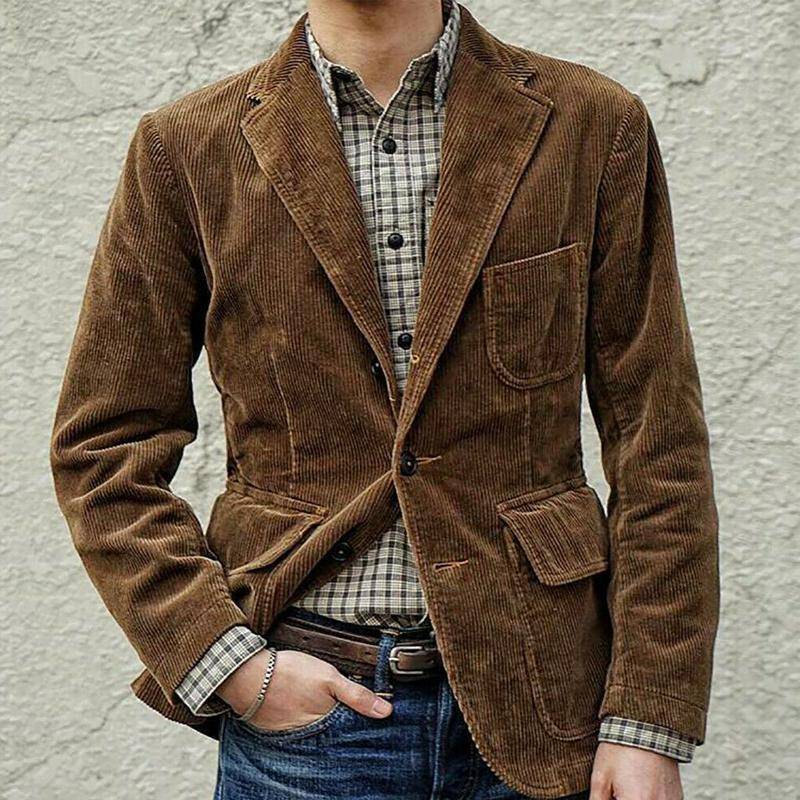 Vasco | Blazer vintage de bombazina com colete