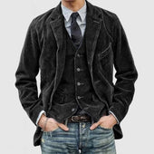 Vasco | Blazer vintage de bombazina com colete