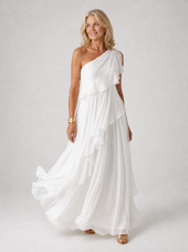 Vitória | Vestido Comprido de Um Ombro