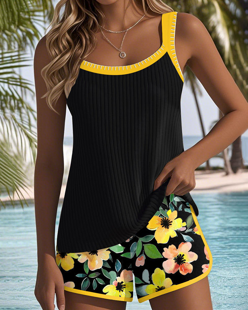 Elisa - Tankini de Duas Peças Elegante