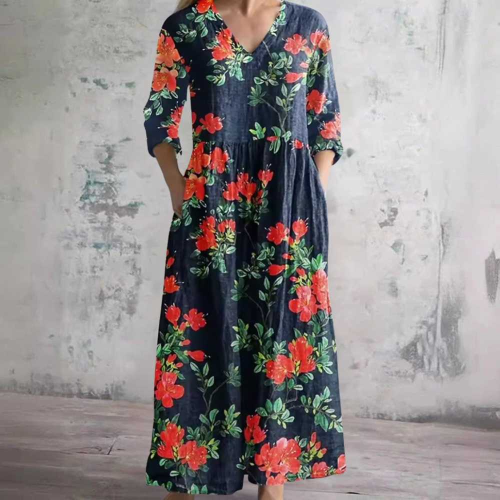 Sofia - Vestido Floral de Verão