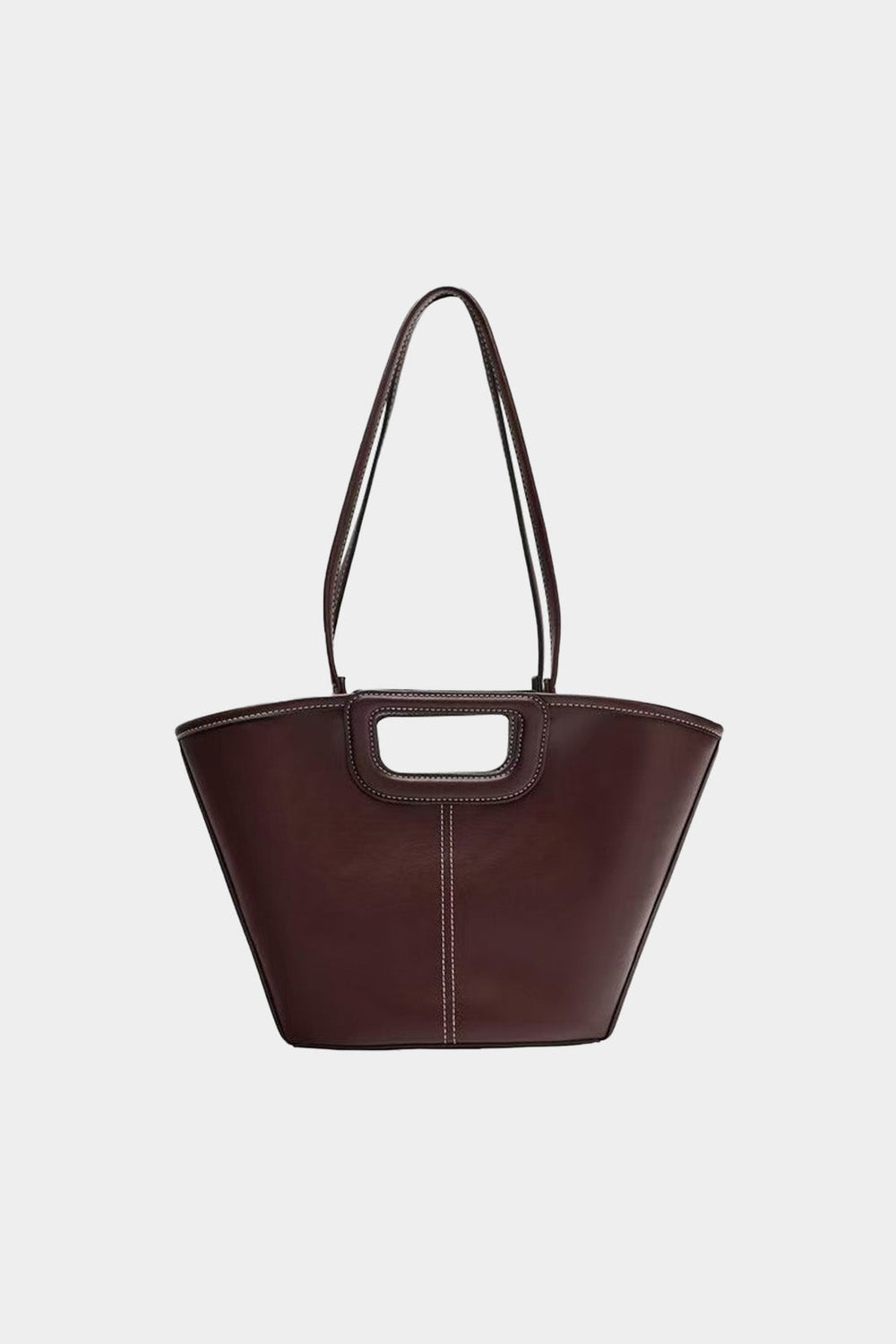 Crossbody kabelka z umelej hladkého vzhľadu