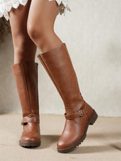 Francesca | Botas Altas com Fivela