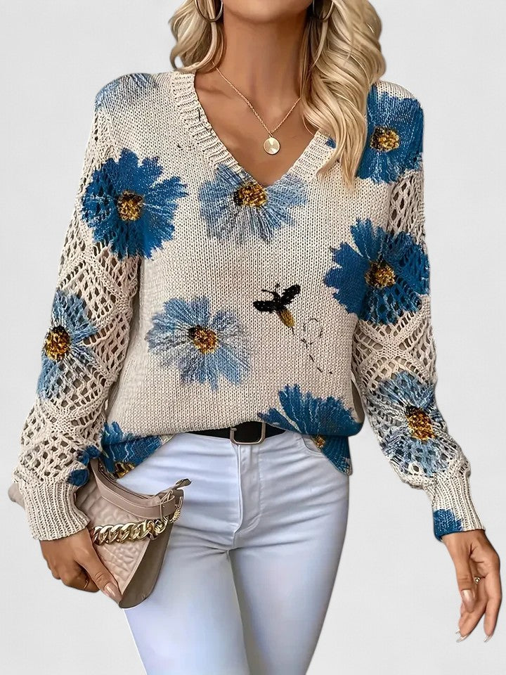 Aurélie | Blusa de Manga Comprida Floral