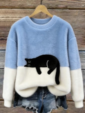 Laura | Camisola Oversize com Gato