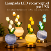 Candeeiro Tulipas LED