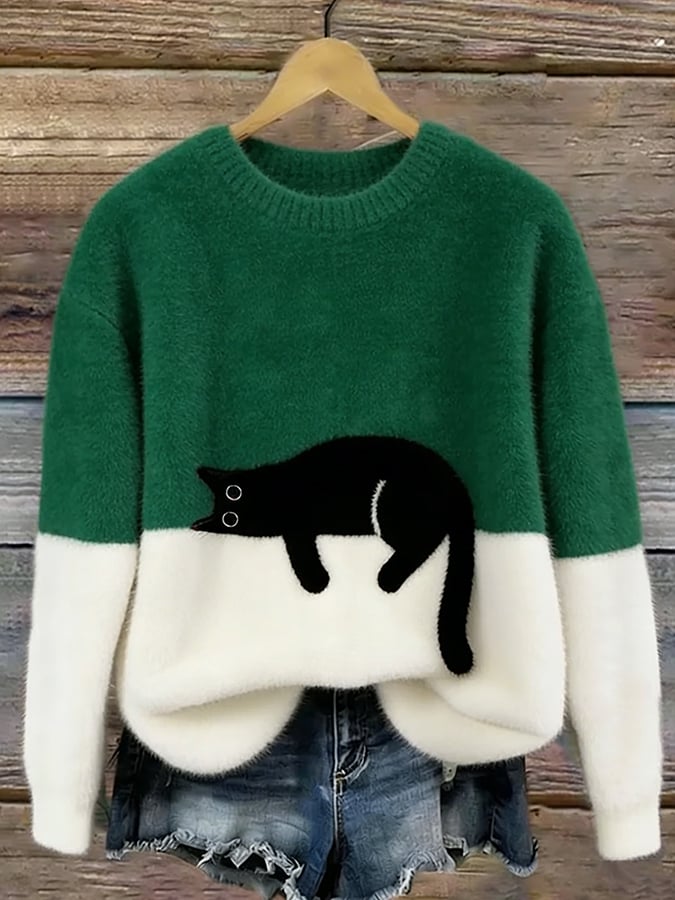 Laura | Camisola Oversize com Gato
