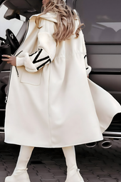 Rosa - Casaco-cardigan elegante