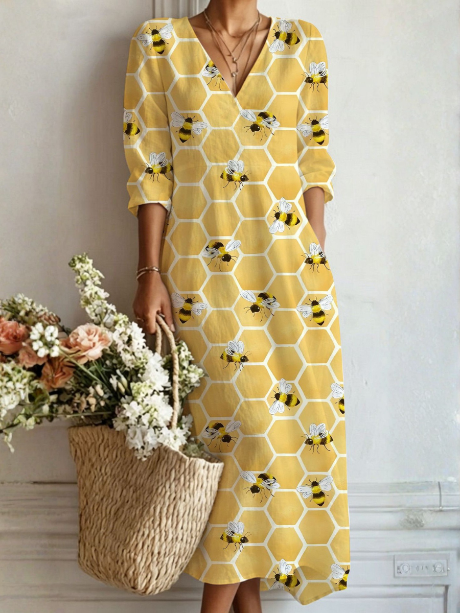 Marta – Dolga boho obleka