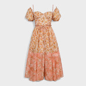 Valentina - Vestido Floral Coral