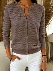 Tilde | Cardigan de Tranças com Botão