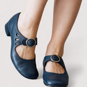 Clara - Scarpin Elegante em Couro Sintético