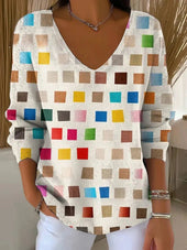 AMELIE | Pulover z V-izrezom