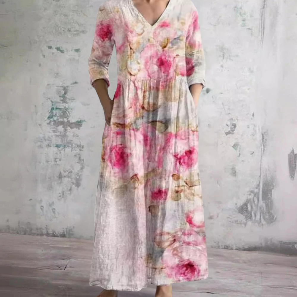 Bárbara - Vestido Floral de Verão