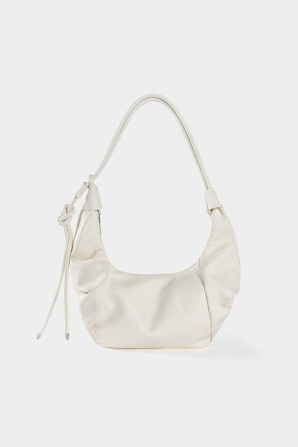 Crossbody kabelka z umelej hladkého vzhľadu so zipsom