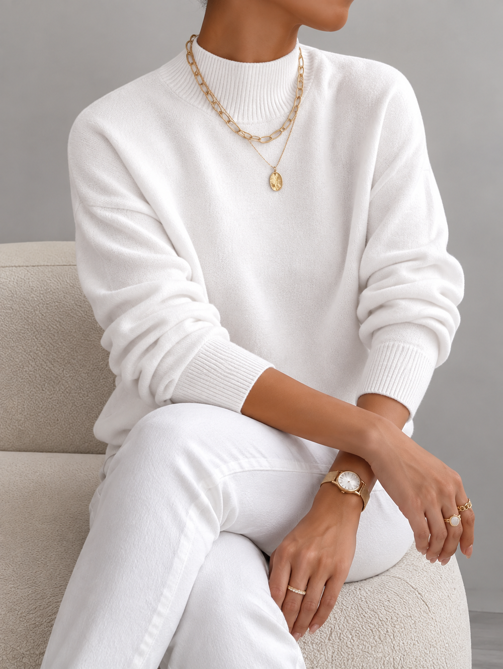 Sofia | Camisola de Gola Alta