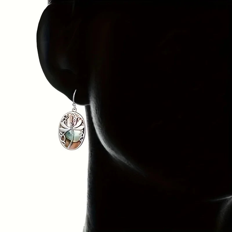 Júlia | Brincos Libélula com Concha de Abalone