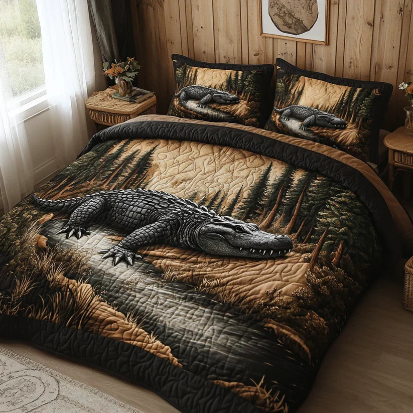 Conjunto de Cama 3 Peças Animais da Floresta