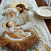 Caminho de Mesa Acolchoado Luz de Belém