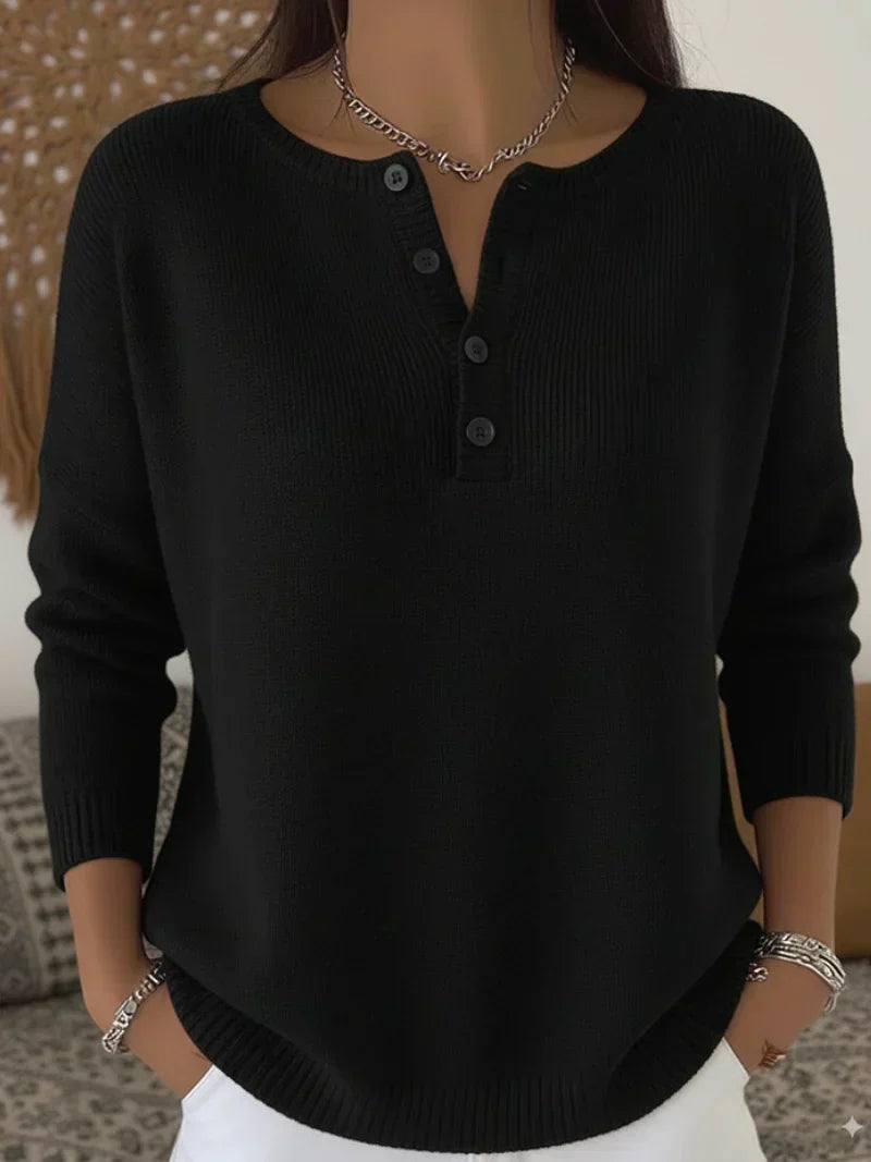 Brites | Camisola de Malha com Botões Henley