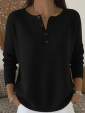 Brites | Camisola de Malha com Botões Henley